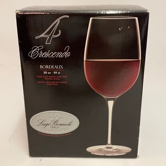 Luigi Bormioli Crescendo SON.hyx® Bordeaux Wine Glasses (Set of 4) - Picture 5 of 7